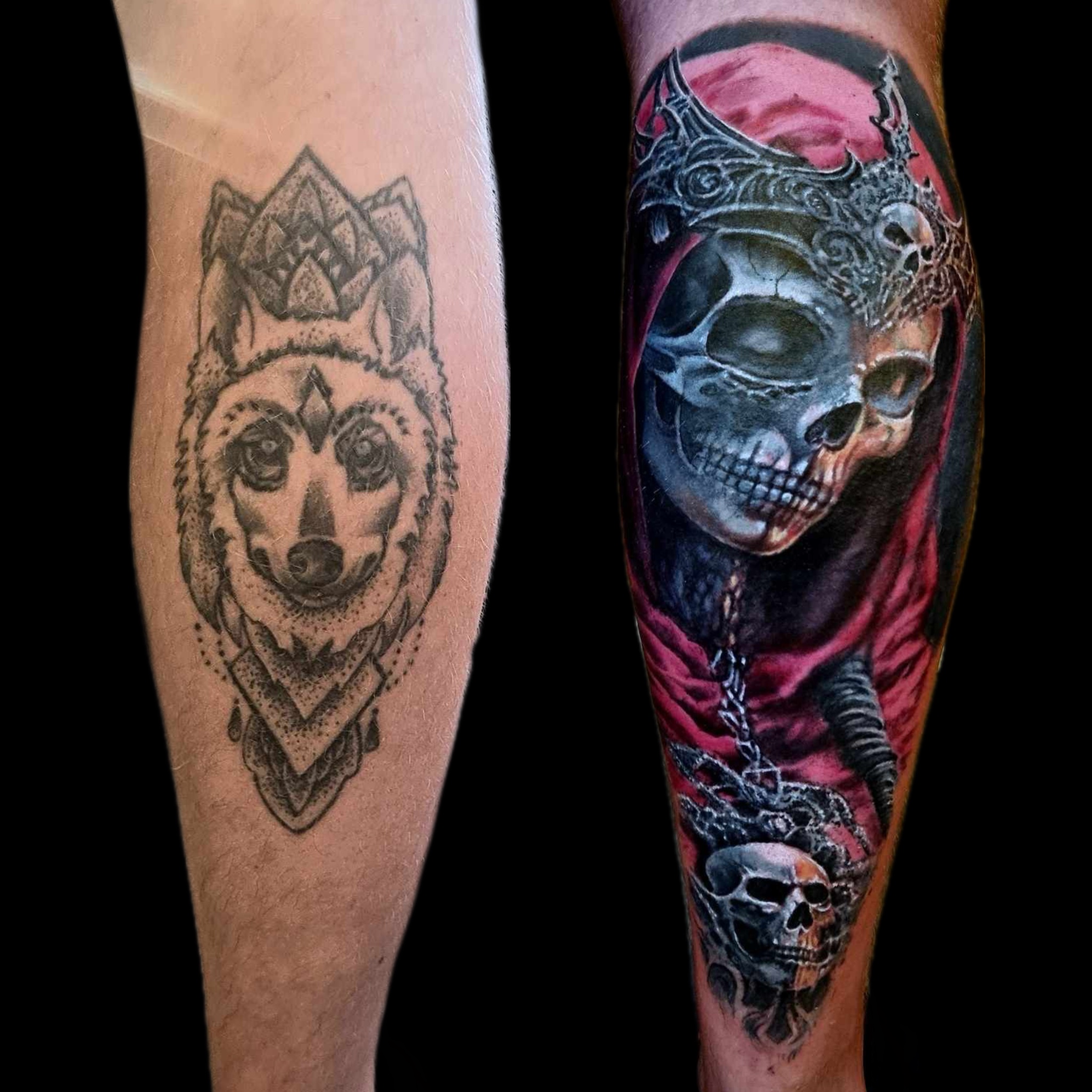 Cover-up tattoo — Salvation Tattoo Studio
